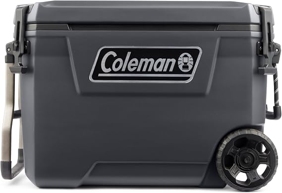 Coleman Convoy Heavy-Duty Insulated Hard Cooler with handles| large capacity| Keeps Ice for up to 5 Days| Full foam insulation| Large Durable Portable Cool Ice Box for Rugged Outdoor Use & Jobsites