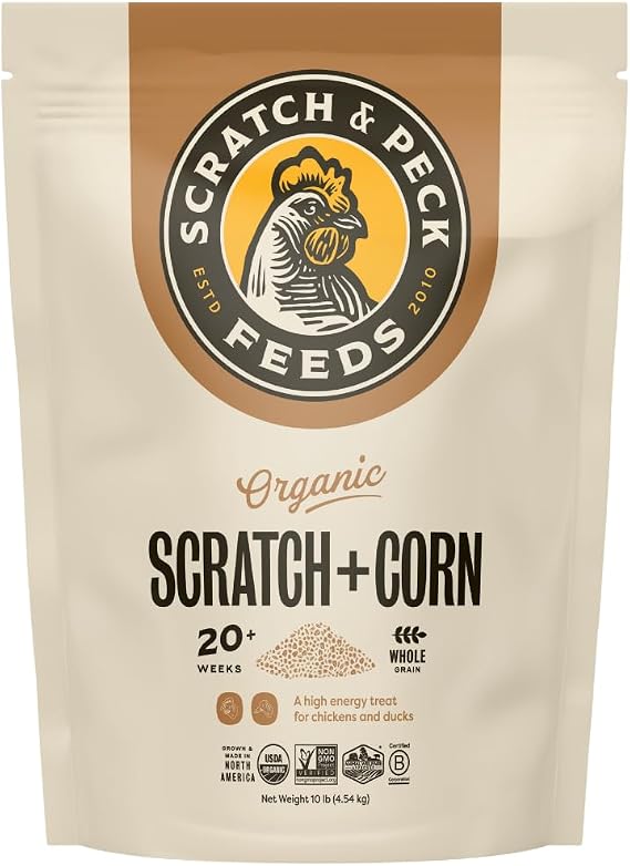 Scratch and Peck Feeds | Scratch + Corn for Chickens & Ducks | 10 lb Pouch
