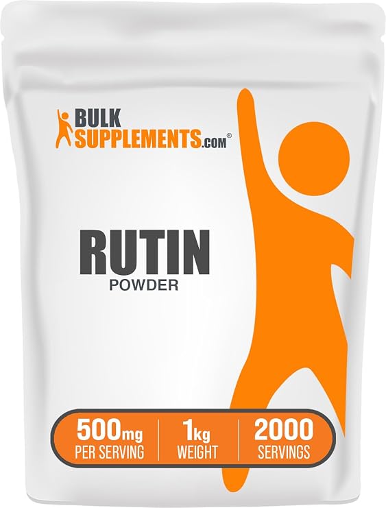 Rutin Powder - from Saphora Japonica, Rutin Supplement, Rutin 500mg - Antioxidants Supplement, Circulation Support - Pure & Natural, 500mg per Serving, 1kg (2.2 lbs)