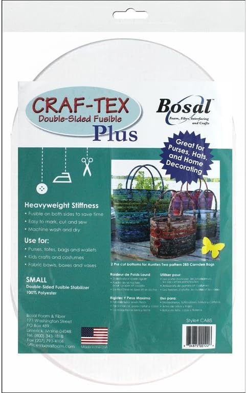 Bosal Dbl Side Oval 2pc Craf-Tex Fusible Double Sd Plus Sm
