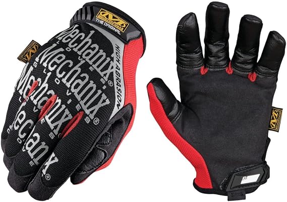 Mechanix Wear - Original High Abrasion Gloves (Medium, Black/Red)