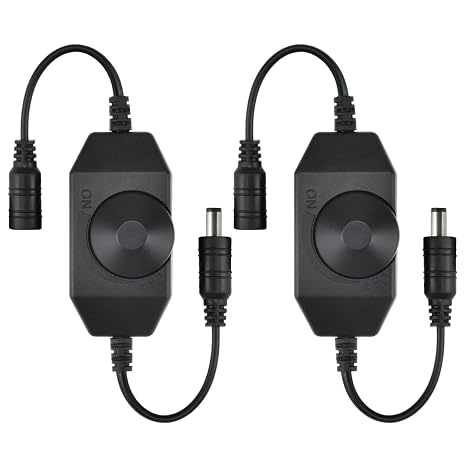 2Pcs DC 12V-24V LED Strip Dimmer Switch