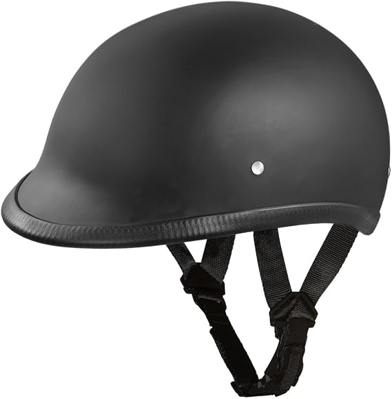 Daytona Helmets Half Shell Hawk Motorcycle Helmet | DOT Approved | Lightweight, Durable Protection with a Bold Edge-Built for Thrill-Seekers | Ride with Attitude and Assurance Every Mile