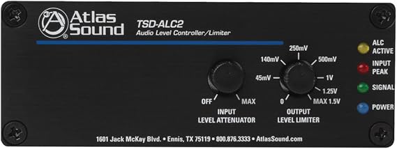 Atlas Sound Audio Level Controller Limiter