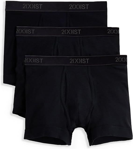 2(X)IST Men's 3-Pack Essential Boxer Briefs