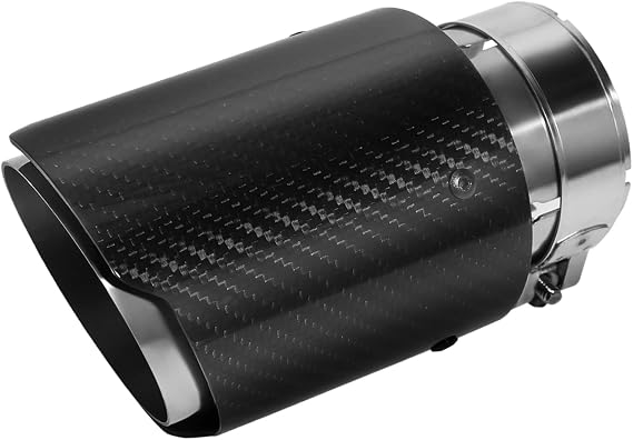 3" Inlet 4" Outlet Carbon Fiber Exhaust Tip 6.5" Overall Length