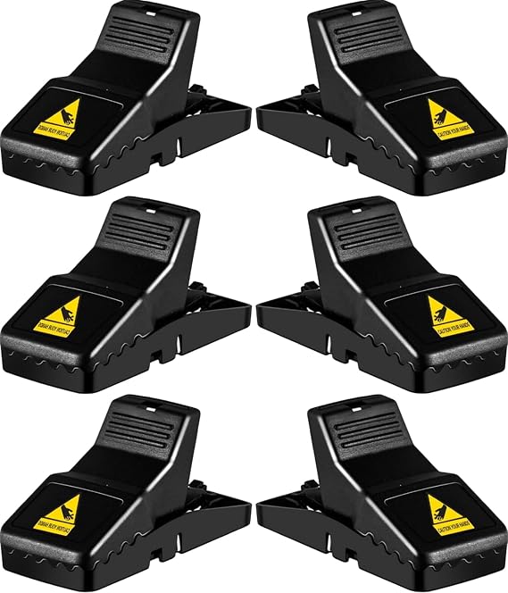 Rat Traps, Large Mice Traps for House, Mouse Trap Indoor Quick Effective Sanitary, Mice Snap Trap, Safe Rat Trap Catcher for Family and Pet