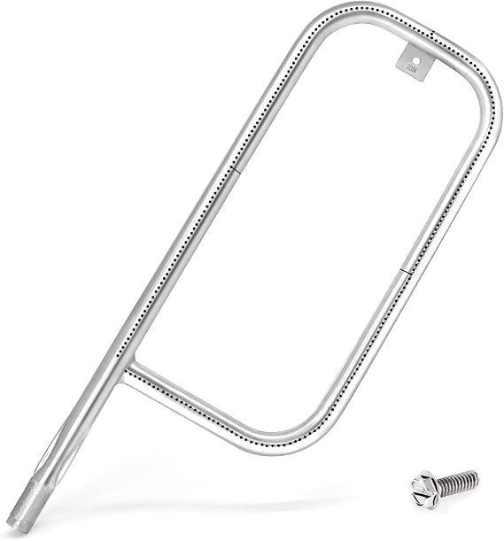 Criditpid 41862 20.5" Grille Burner for Weber Q200 Q2200 396000 396001 396002 566002 5306001 304 Stainless Steel Burner Tube Parts for Weber 69 956, 6 0 041