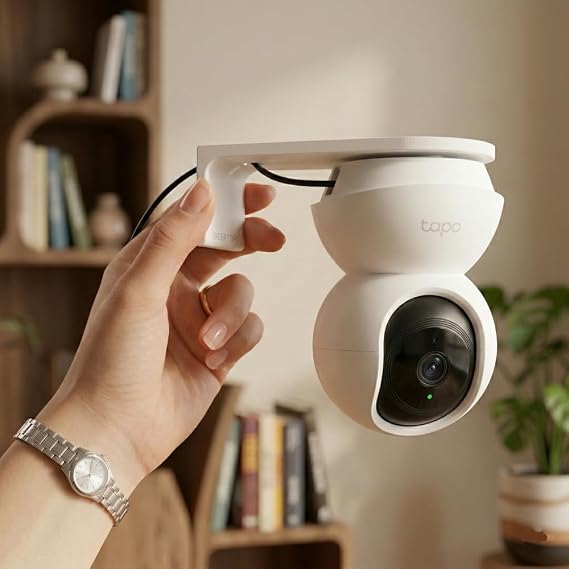 TP-Link Tapo C200 / C210 / C220 Uyumlu Kamera Duvar ve Tavan Askı Aparatı (Dikkat: C200C ile Uyumlu Değildir)