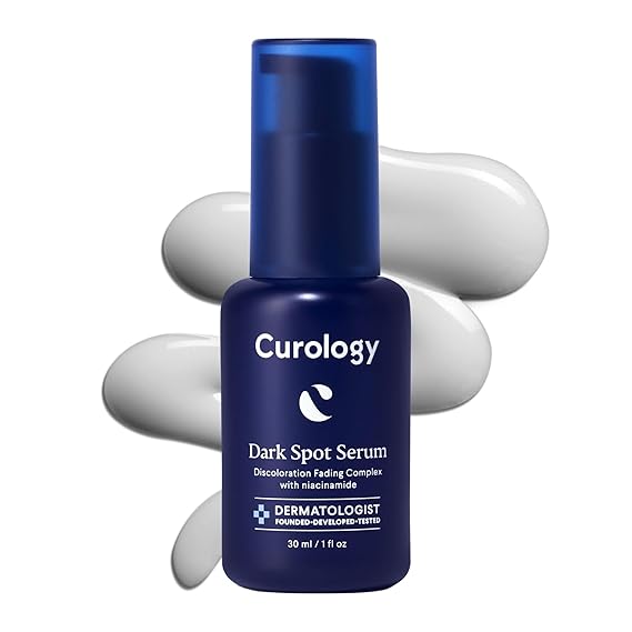 Curology Dark Spot Corrector Serum with Niacinamide for Acne Marks, 1 fl oz | Discoloration fading formula, helps reduce sunspots and hyperpigmentation, lightweight, fragrance free, vegan, cruelty free