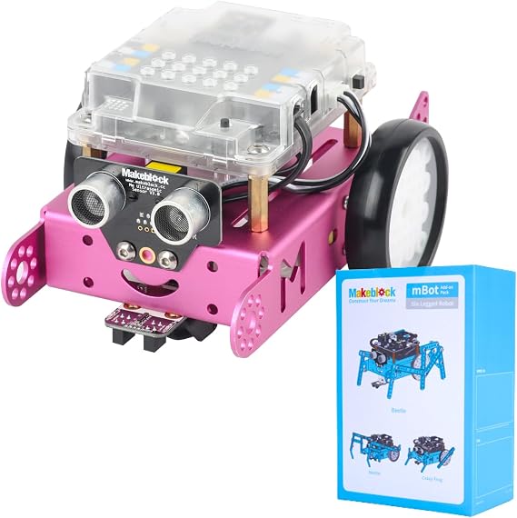 Makeblock Bundle of Pink mBot Robot Kit + Six-Legged Add-on Pack