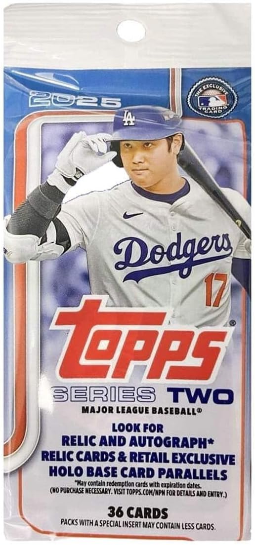 2025 Topps MLB Baseball Series 2 Fat Pack 36 Cards per Pack