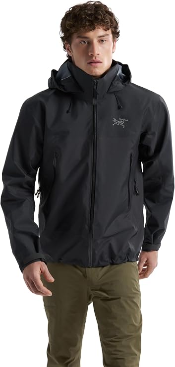 Arc'teryx Beta AR Men's Jacket | Waterproof, Windproof Gore-Tex Pro Shell Men's Winter Jacket with Hood for All Round Use | Black, XX-Large