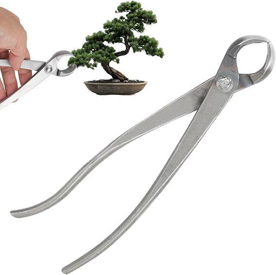 Bonsai Cutters, 8.5inch Concave Bonsai Cutters and Knob Cutters Stainless Steel Tree Branch Cutter Concave Cutter Bonsai Tools for Bonsai and Gardening Pruning