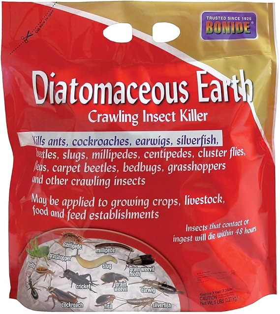 Bonide Diatomaceous Earth Crawling Insect Killer, 5 lbs. Fast Acting and Long Lasting Pesticide for Indoor or Outdoor Use