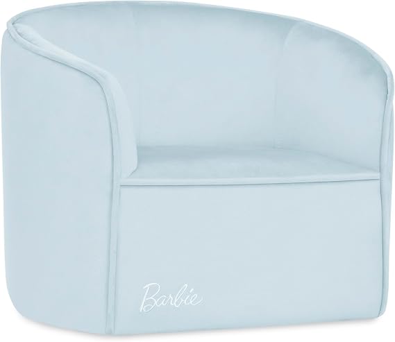 Evolur Barbie Be Bold Be You Toddler Chair, Light Blue