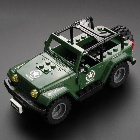 Armored Vehicle Building Block Military Vehicle Building Toy for Age 6 7 8 9 10 11 12+, Army Battle Brick, Military Car Model Toys Gifts for Boys (2 Styles)