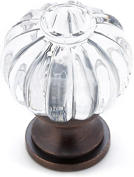 Richelieu | Montreuil 1 1/8-inch (28 mm) Clear Round Cabinet Knob