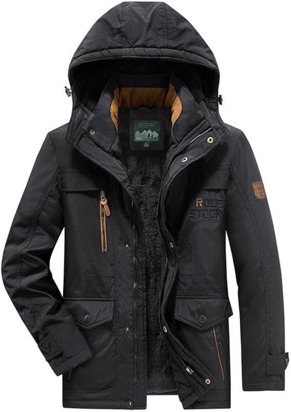 Mens Mountain Ski Jacket Windbreaker Windproof Raincoat Winter Warm Snow Coat