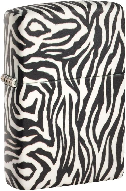 Zippo 540 Color Zebra Print Design Pocket Lighter