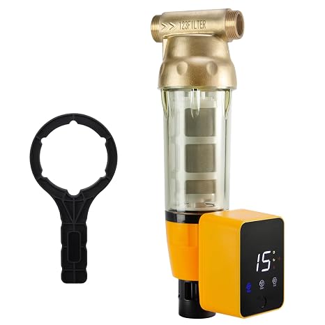iSpring WSP50ARB Big Spin Down Sediment Filter, Sediment Buster, 50 Micron