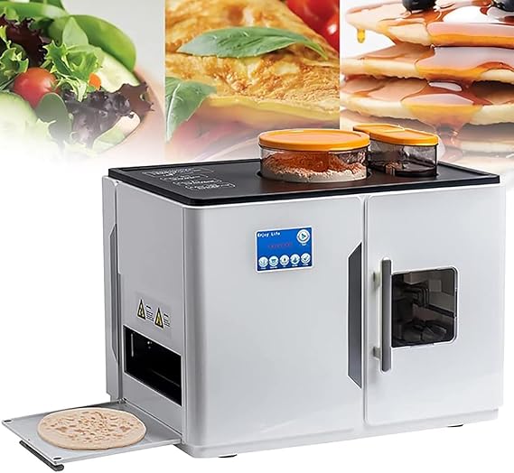 Automatic Roti Maker - Electric Flatbread Machine for Making Chapatis, Tortillas, Dosas, and More with One Key Operation