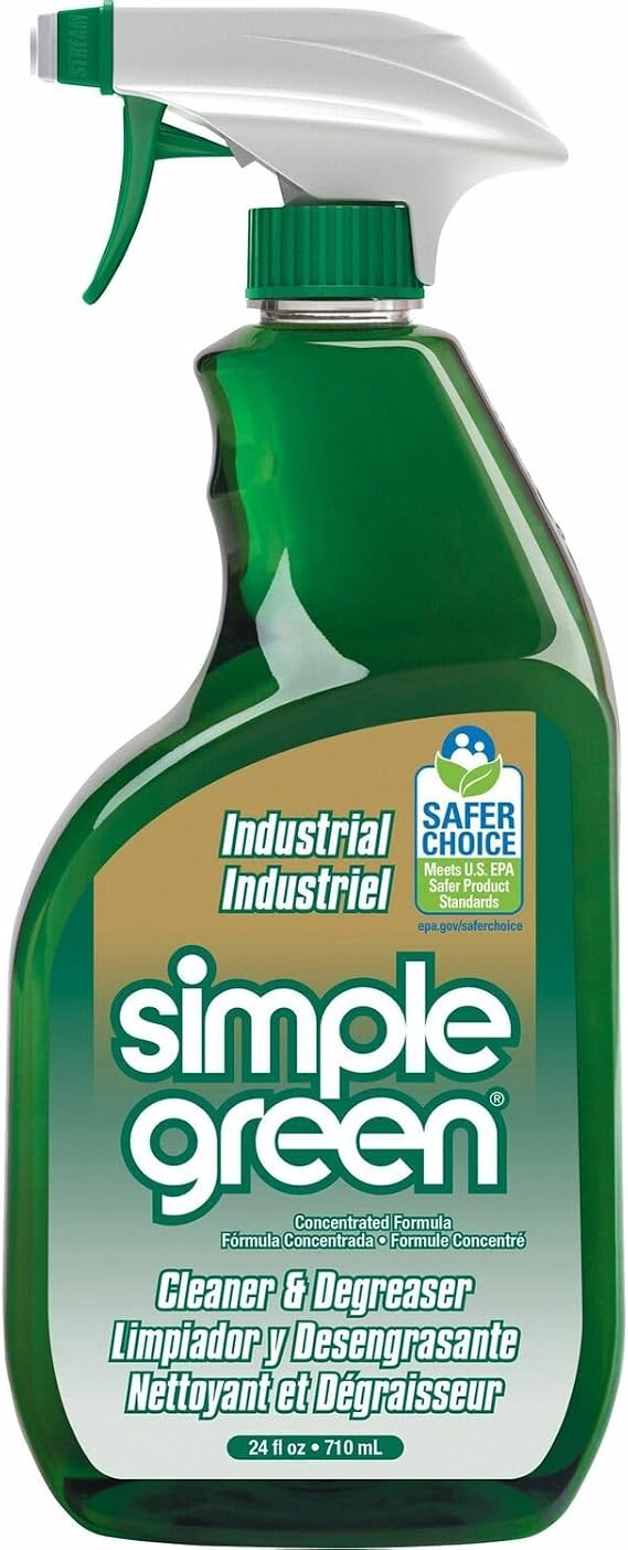 Simple Green Industrial Cleaner & Degreaser, Concentrated, 24 oz Bottle (13012)