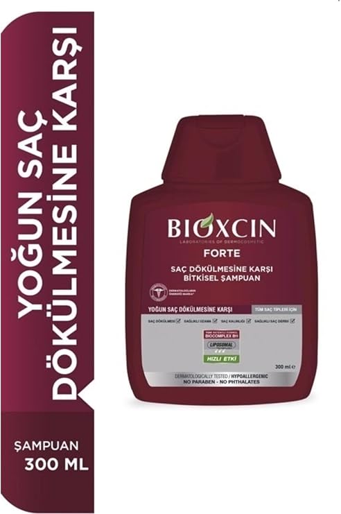 Bioxcin Forte Saç Dökülmesine Karşı Bitkisel Şampuan, 300 ml