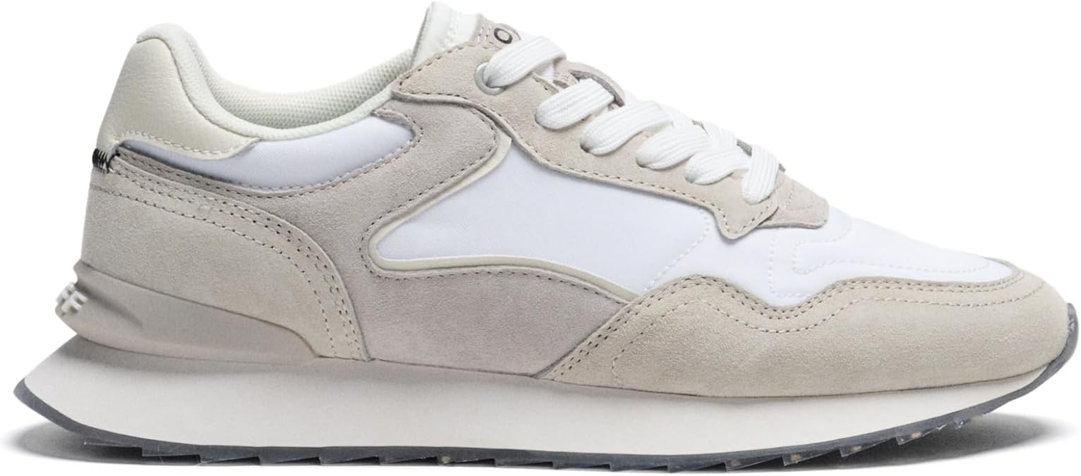 HOFF Men's City Suede Trainers, Light Grey, 10 US
