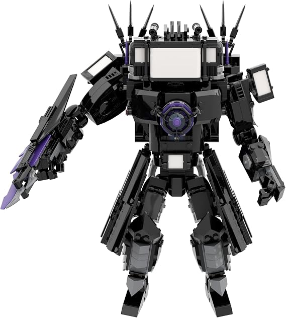 Upgraded Version Titan TV Man Skivid Toilet Series Building Blocks Toys Blocks Action Figure Ideas Collectibles Birthday Halloween Adult Fan Titan TV Men Assembly Required Ages 15+
