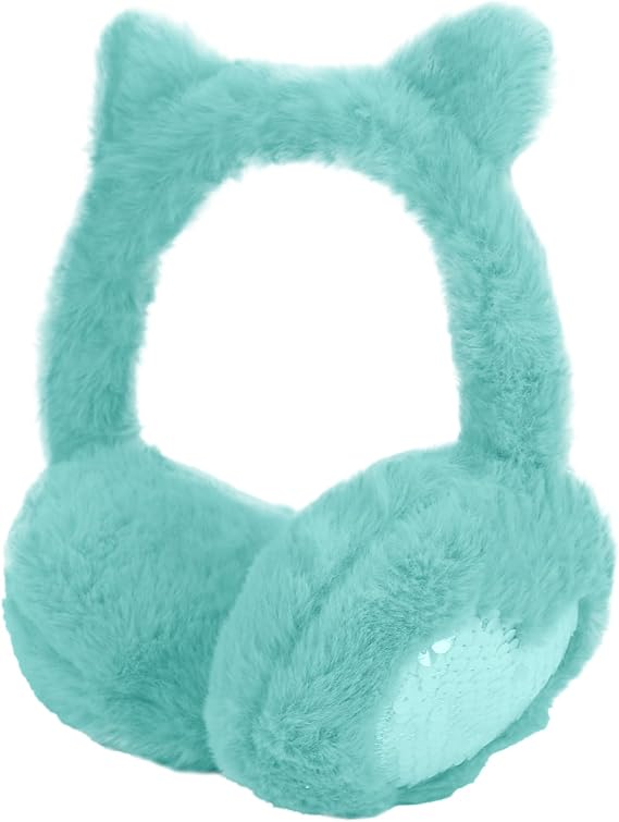 MEJORMEN Winter Ear Muffs For Kids - Cozy Plush Earmuffs Outdoor Furry Ear Warmers & Covers for Boys & Girls, Adults