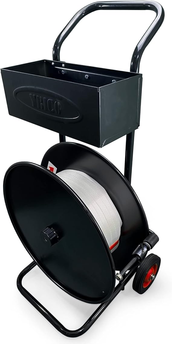 IDL Packaging Strapping Cart & Dispenser for Cord Strapping (16" x 3" Core)