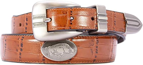 ZEP-PRO NCAA Collegiate Men's Dressy Leather Belt