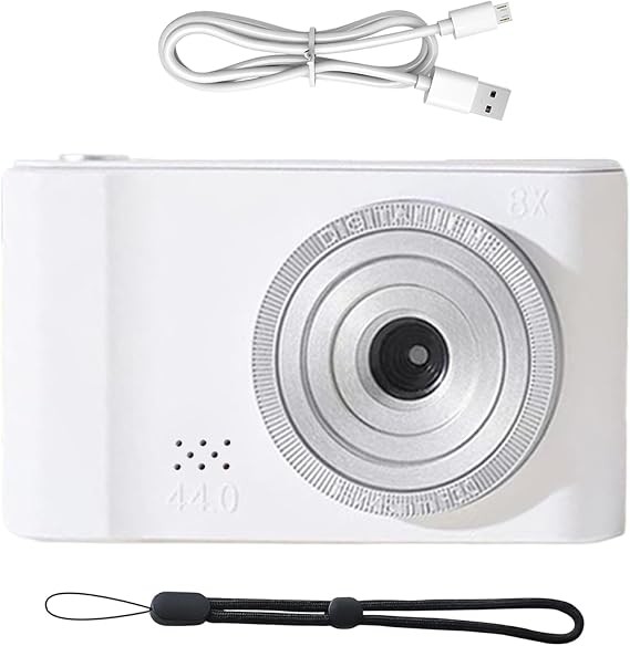 Digital Camera for Beginners, Blogging Camera - 4400W UHD Autofocus Digital Camera without 4K Storage Card | Compact Security Compact Camera with Digital Zoom 8x