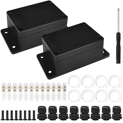 2 Stück Abzweigdose Ip65 Wasserdicht 100x68x50mm Anschlussdose