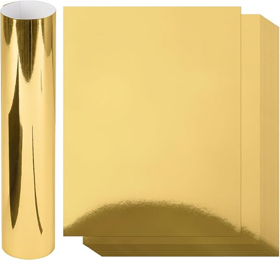 60 Sheets Metallic Gold Cardstock Paper