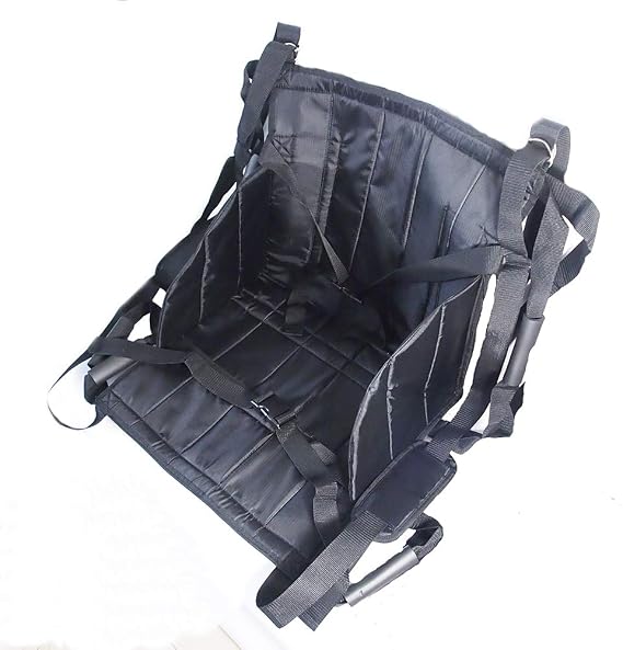Patient Lift Transferring Belt Board Emergency Evacuation Chair Wheelchair Full Body Medical Lifting Sliding Sling Transfer Belt Mat for Seniors,Handicapped,Elderly,Bedridden (Chair Shape Padded)