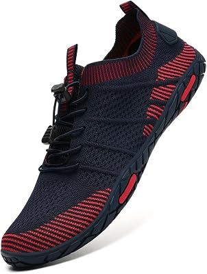 WateLves Water Shoes Mens Womens Beach Swim Shoes Quick-Dry Aqua Socks Pool Shoes for Surf Yoga Water Aerobics ClassicNavy, 43