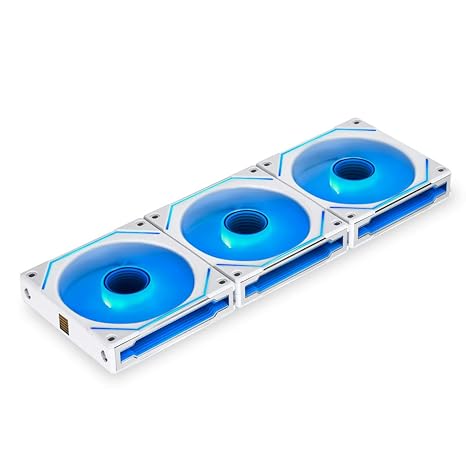 Lian Li UNI FAN SL-INF Reverse Blade ARGB 120mm Triple Fan Pack White Infinity Mirror RGB Includes Controller 2100RPM