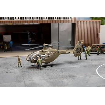 FALLER 131022 – Military Helicopter – Track H0 – Houses & Buildings for Model Railways – Scale: 1:87