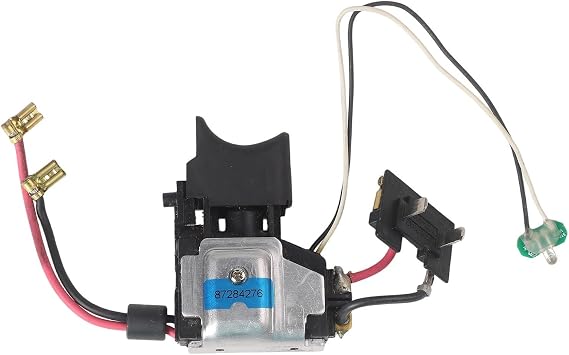 Replacement Switch 650645-0 DF030D DF330D TD090D 10.8V Tools, Compatible with Numbers 650699-7 and 650599-1, Black M