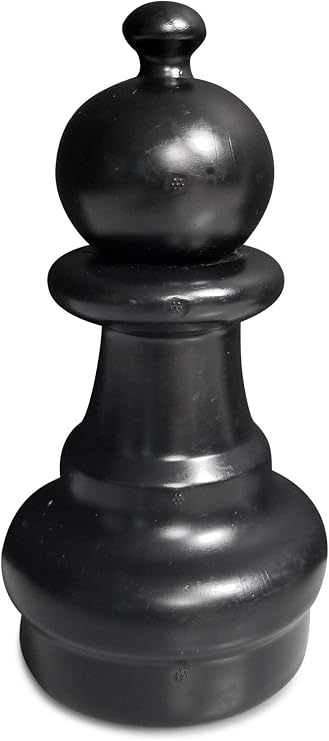 MegaChess Individual Chess Piece - Pawn - 8 Inches Tall - Black