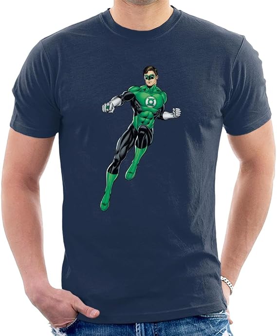 All+Every Green Lantern Ring Pose Men's T-Shirt