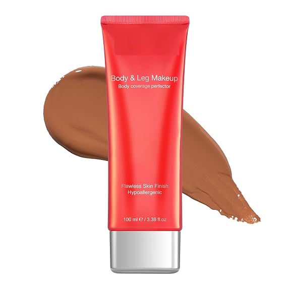 Body Coverage Perfector - Tattoo Cover Up Makeup,Body Foundation,Waterproof No Transfer Leg & Body Makeup (DEEP)