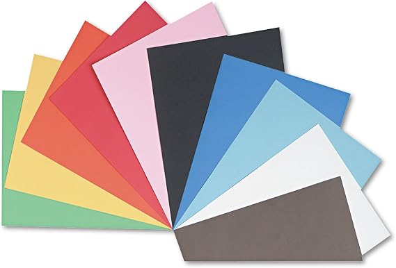 Pacon Tru-Ray Construction Paper, 76 lb, 18 x 24, Assorted, 50 Sheets (103095)