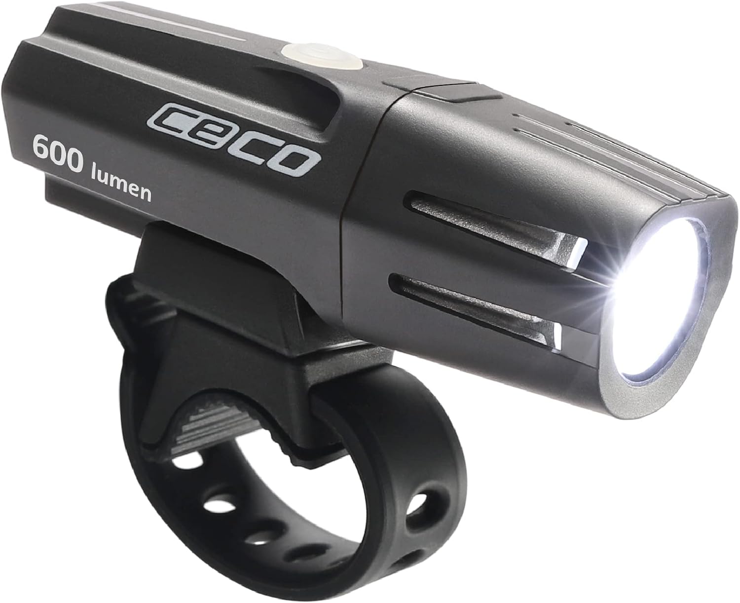 CECO-USA: 600 Lumen USB Rechargeable Bike Light – Tough & Durable IP67 Waterproof & FL-1 Impact Resistant – Super Bright Model F600 Bicycle Headlight – for Commuters, Road Cyclists, Mountain Bikers