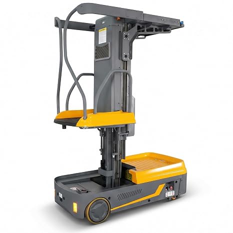 APOLLOLIFT Electric Order Picker, 330Lbs Capacity, 118" Lifting | 200 Lbs Tray Mini Self-Propelled Lift Truck With 197" Reachable Height. Compact Design for Supermarket & Warehouse Picking