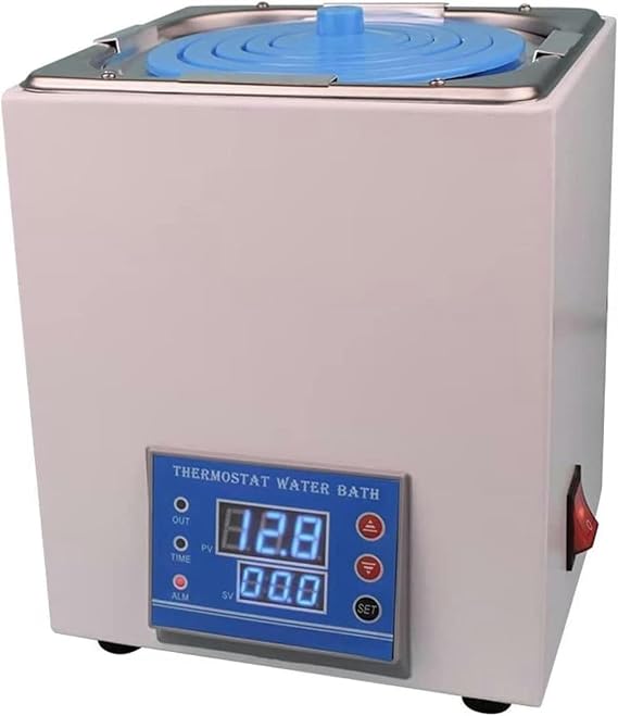 Scientific Digital Thermostatic Laboratory Water Bath, Heating Constant Thermostatic Lab Water Bath- 300W/600 W Electric Water Bath Heater, 3.25L/6.86 L Stainless Steel Liner