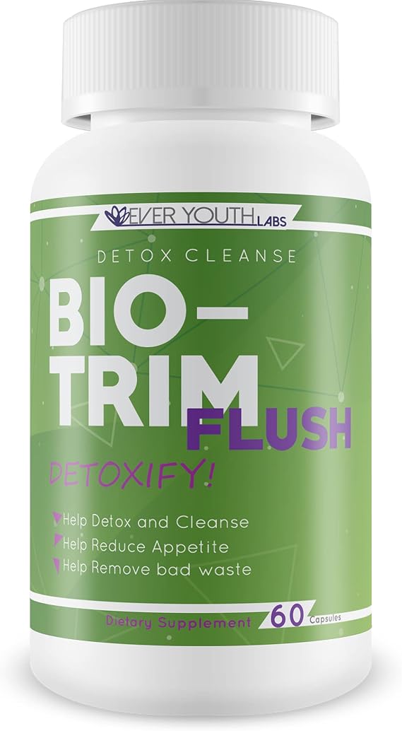 Bio Trim Flush - Our Best Colon Cleanse Detox - Gut Colon Cleanse w/Probiotics - Natural Colon Cleansing Supplement - Keto Colon Detox Pills