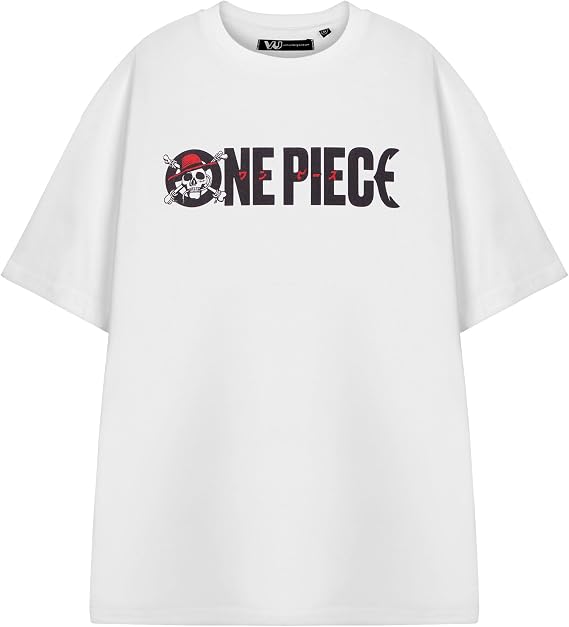 One Piece Mens T-Shirt Graphic Tee Short Sleeve Top | Pirate Anime Design